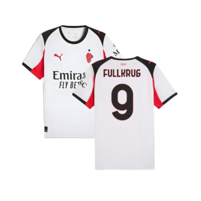 2025-2026 AC Milan Away Shirt (Fullkrug 9)-SoccerKits Hub | Buy Soccer Jerseys Online